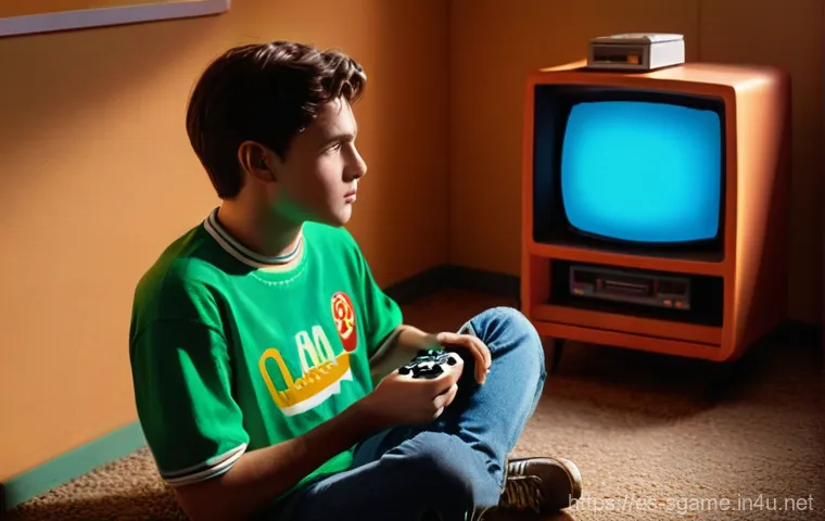 고전 스포츠게임 재발매 정보 - **Prompt: The Irresistible Charm of Retro Sports Gaming**
    A young man in his early twenties, ful...